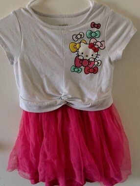 🦋 GIRLS HELLO KITTY DRESS🦋